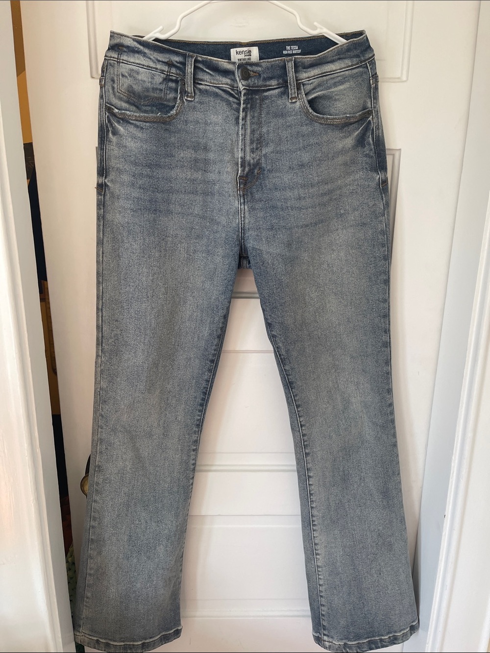 Kensie Vintage Light Gray bootcut Jeans